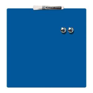 QUARTET Pizarra hogar magnetica 36x36cm azul