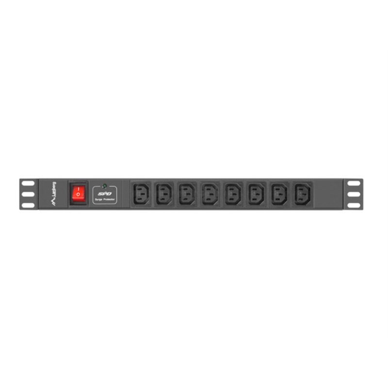 REGLETA LANBERG 1U 16A RACK 19 8X SOCKET IEC C13 NEGRO 2M REGLETA LANBERG 1U 16A RACK 19 8X SOCKET IEC C13 NEGRO 2M