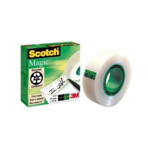 ROLLO CINTA INVISIBLE 19MM X 66M MAGICCAJA CARTÓN 810/1966 SCOTH 7100027117