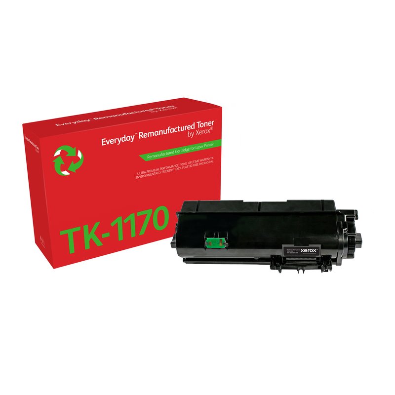 Remanufacturado Everyday Tóner Everyday™ Negro remanufacturado de Xerox es compatible con Kyocera TK-1170, Capacidad estándar