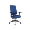 SILLA DE OFICINA SINCRO CON AJUSTE ADAPTATIVO DEL RESPALDO. COLOR AZUL/NEGRO ROCADA 934-3 SILLA DE OFICINA SINCRO CON AJUSTE ADAPTATIVO DEL RESPALDO. COLOR AZUL/NEGRO ROCADA 934-3