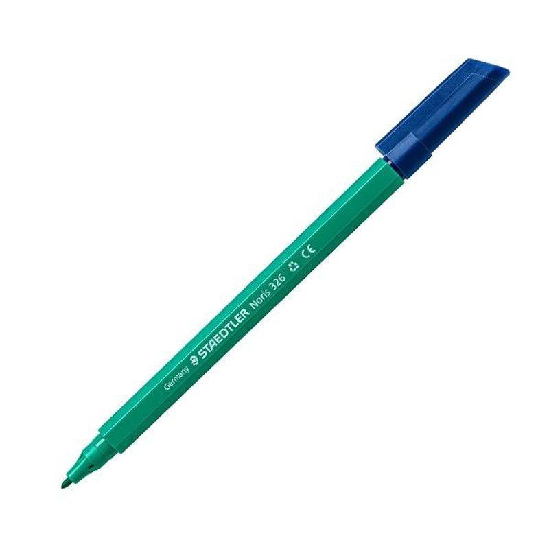ROTULADOR NORIS PUNTA DE FIBRA 326 COLOR VERDE STAEDTLER 326-5