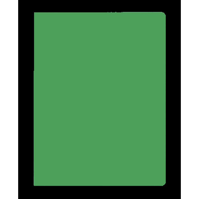SUBCARPETA SIMPLES INTENSAS 250 GRS FOLIO COLOR VERDE GIO 400040652