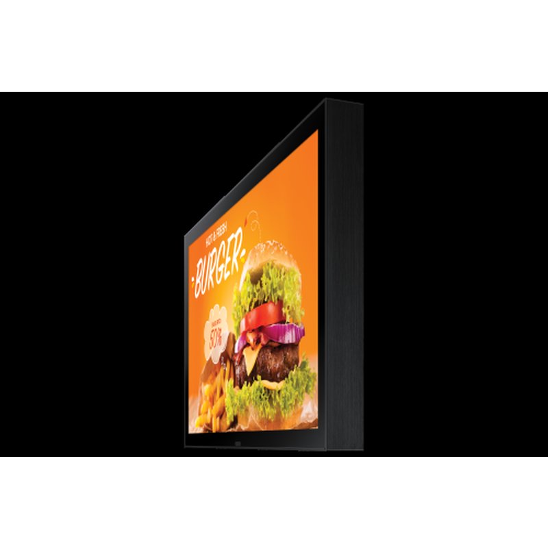 Samsung LH24OHBEBGBXEN pantalla de señalización Pantalla plana para señalización digital 61 cm (24") IPS Wifi 1500 cd / m² Full HD Negro Tizen 6.5 - Imagen 5