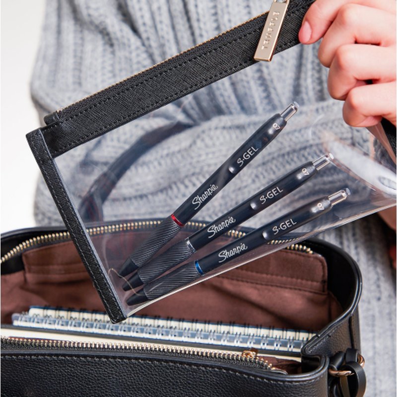 Sharpie S-Gel Bolígrafo de gel de punta retráctil Azul 12 pieza(s) - Imagen 4