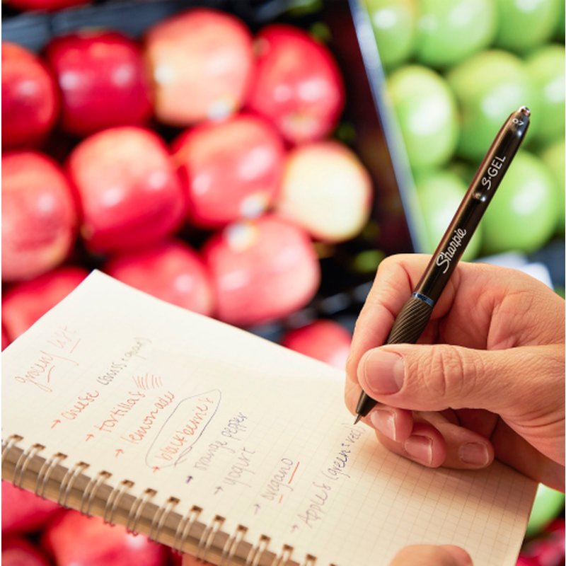 Sharpie S-Gel Bolígrafo de gel de punta retráctil Negro 12 pieza(s) - Imagen 6