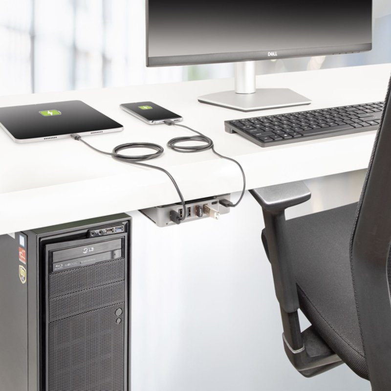 StarTech.com 10G5A2CS-USB-C-HUB hub de interfaz USB 3.2 Gen 2 (3.1 Gen 2) Type-C 10000 Mbit/s Plata - Imagen 8