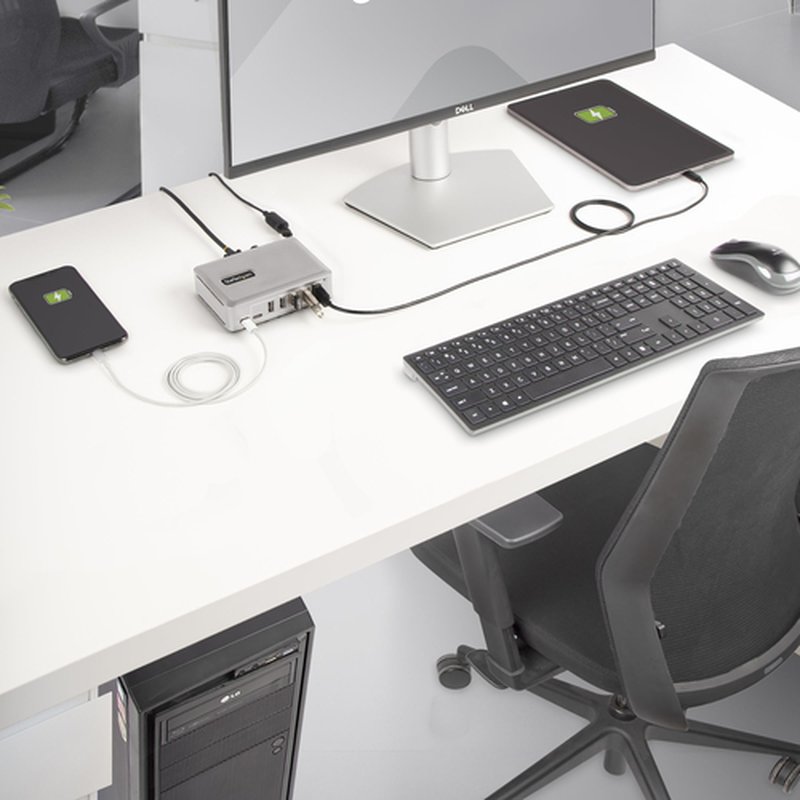 StarTech.com 10G5A2CS-USB-C-HUB hub de interfaz USB 3.2 Gen 2 (3.1 Gen 2) Type-C 10000 Mbit/s Plata - Imagen 9