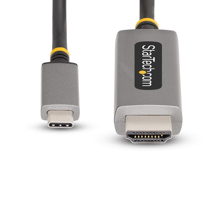 StarTech.com 136B-USBC-HDMI213M adaptador de cable de vídeo 3 m USB Tipo C HDMI tipo A (Estándar) Gris - Imagen 5