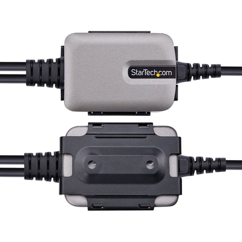 StarTech.com 2P6FFC-USB-SERIAL cambiador de género para cable USB-A 2 x DB-9 RS-232 Negro, Gris - Imagen 7