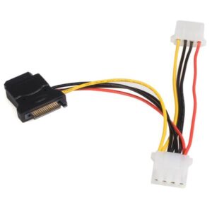 StarTech.com Adaptador de Cable de Alimentación SATA a LP4 con 2 LP4 Adicionales