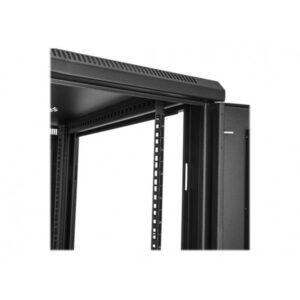 StarTech.com Armario Rack Servidores 24U con 4 Columnas de 19 Pulgadas - Profundidad Ajustable: 5cm a 76cm/2" a 30" - con Ruedas/Gestión de Cables/Estante 1U/Cierre/Puertas con Llave