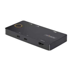 StarTech.com C2-H46-UC2-PD-KVM interruptor KVM Negro