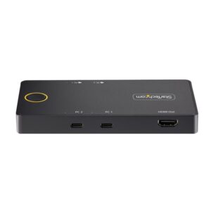 StarTech.com C2-H46-UC2-PD-KVM interruptor KVM Negro