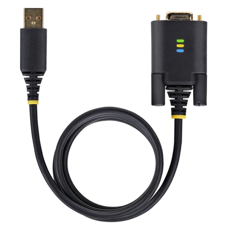 StarTech.com Cable Adaptador USB a Serie de 1m - Serial - Retención COM - FTDI - Adaptador USB-A a DB9 RS232 - con Tornillos DB9 Intercambiables - Windows/macOS/Linux - Imagen 6