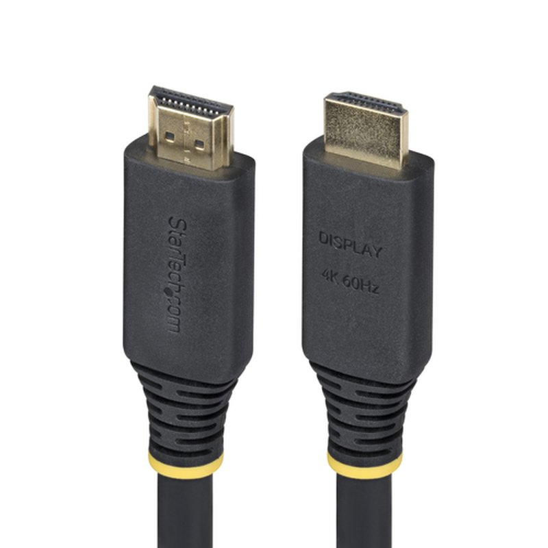 StarTech.com Cable HDMI Activo de Alta Velocidad de 15m - 4K 60Hz/1440p 144Hz - HDR10/HDCP 2.2/ARC - 18Gbps - Cable UHD - Cable HDMI 2.0 - Recubrimiento de TPE StarTech.com Cable HDMI Activo de Alta Velocidad de 15m - 4K 60Hz/1440p 144Hz - HDR10/HDCP 2.2/ARC - 18Gbps - Cable UHD - Cable HDMI 2.0 - Recubrimiento de TPE