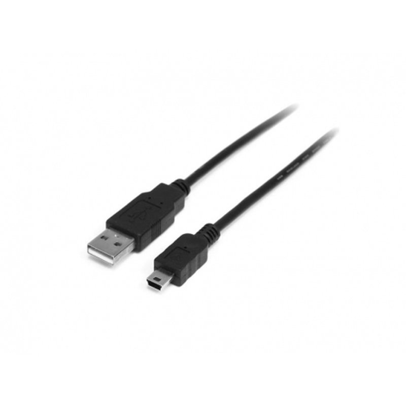 StarTech.com Cable USB de 1m para Cámara - 1x USB A Macho - 1x Mini USB B Macho - Adaptador Negro StarTech.com Cable USB de 1m para Cámara - 1x USB A Macho - 1x Mini USB B Macho - Adaptador Negro