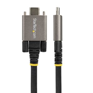 StarTech.com Cable de 1m USB-C con Tornillos Laterales de Fijación - 10Gbps - Cable USB Tipo C USB 3.1/3.2 Gen 2 - con Carga por Entrega Alimentación PD de 100W (5A), Modo Alt DP StarTech.com Cable de 1m USB-C con Tornillos Laterales de Fijación - 10Gbps - Cable USB Tipo C USB 3.1/3.2 Gen 2 - con Carga por Entrega Alimentación PD de 100W (5A), Modo Alt DP