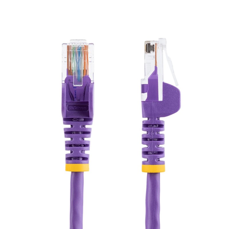 StarTech.com Cable de Red de 10m Púrpura Cat5e Ethernet RJ45 sin Enganches - Imagen 2