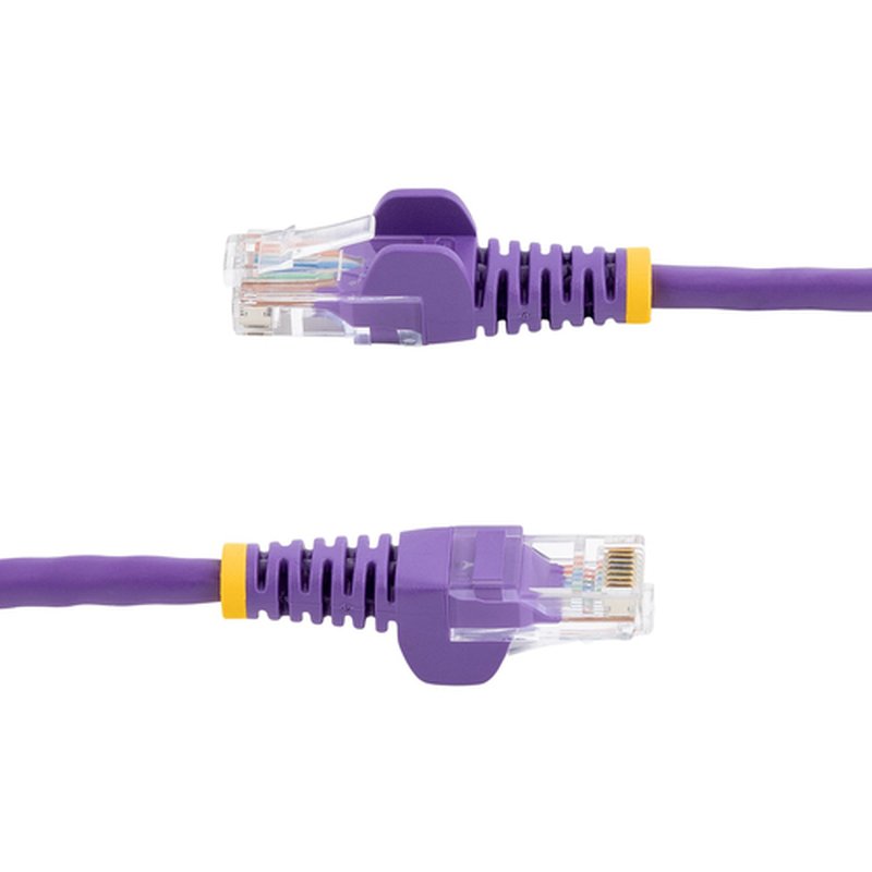 StarTech.com Cable de Red de 10m Púrpura Cat5e Ethernet RJ45 sin Enganches - Imagen 3