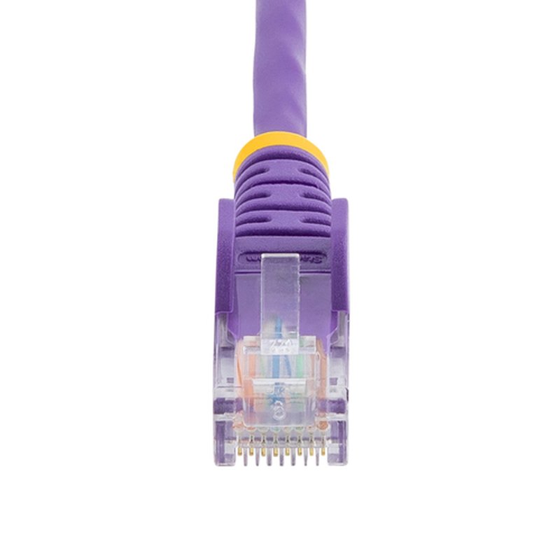 StarTech.com Cable de Red de 10m Púrpura Cat5e Ethernet RJ45 sin Enganches - Imagen 4