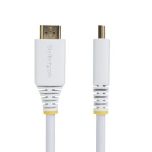 StarTech.com HDMI2-CABLE-4K60-6FW cable HDMI 1,8 m HDMI tipo A (Estándar) Blanco