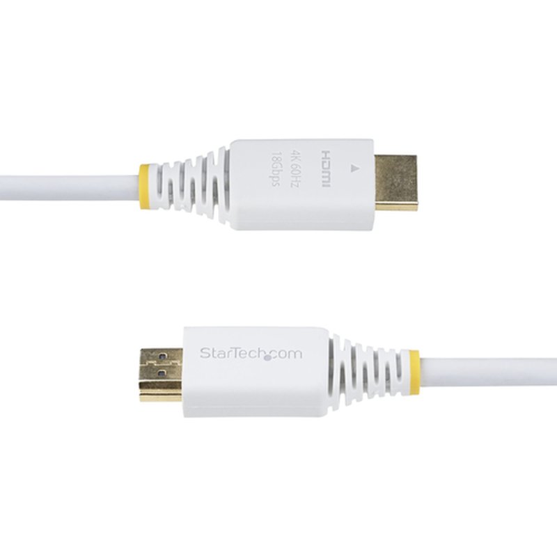 StarTech.com HDMI2-CABLE-4K60-6FW cable HDMI 1,8 m HDMI tipo A (Estándar) Blanco - Imagen 4