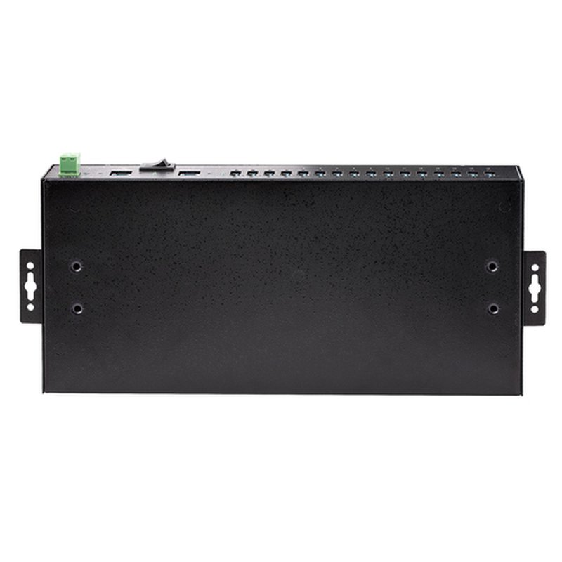 StarTech.com Hub Ladrón USB 3.0 5Gb de 16 Puertos Industrial - Metal - Montaje en Rack/Superficie/DIN - Carga Compartida USB 120W - ESD - Bloque de Terminales - Switch de 2 Hosts - Imagen 5