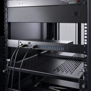 StarTech.com Hub Ladrón USB 3.0 5Gb de 16 Puertos Industrial - Metal - Montaje en Rack/Superficie/DIN - Carga Compartida USB 120W - ESD - Bloque de Terminales - Switch de 2 Hosts