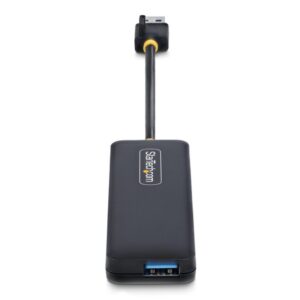 StarTech.com Hub USB-A de 4 Puertos - Ladrón USB de 4 Puertos - Alimentado por el Bus - USB 3.0 de 5Gbps - Hub Portátil para Viajes - Protección de Sobrecorriente