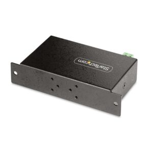 StarTech.com Hub USB Industrial de 4 Puertos Gestionado - Servicio Pesado - Caja de Metal - Protección ESD y Sobretensión - Montaje DIN, Pared, Escritorio - USB 3.2 Gen 1 5Gbps