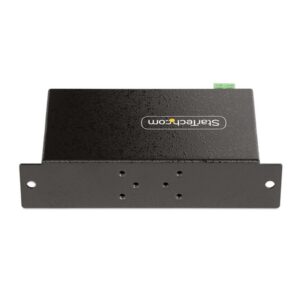 StarTech.com Hub USB Industrial de 4 Puertos Gestionado - Servicio Pesado - Caja de Metal - Protección ESD y Sobretensión - Montaje DIN, Pared, Escritorio - USB 3.2 Gen 1 5Gbps