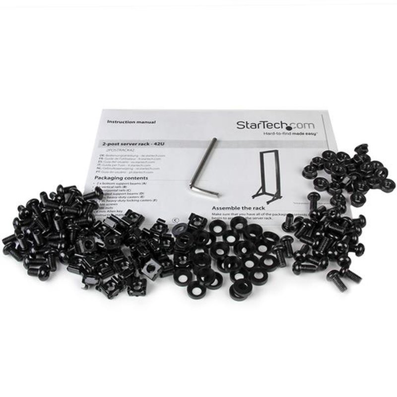 StarTech.com Rack de Servidores de 2 Columnas con Ruedas - 42U - Imagen 3