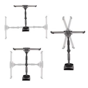 StarTech.com Soporte de Montaje Articulado de Pared para Televisores - Soporte VESA de Pared - Soporta TV Plano o Curvos de 65" o 45kg - Perfil Bajo Retraible - de Esquina