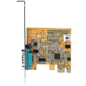 StarTech.com Tarjeta PCI Express Serie de 1 Puerto, Tarjeta de Interfaz PCIe a Serie RS232 (DB9), Tarjeta Serial, UART 16C1050, Perfil Bajo y Completo, Retención COM, Win/Linux StarTech.com Tarjeta PCI Express Serie de 1 Puerto, Tarjeta de Interfaz PCIe a Serie RS232 (DB9), Tarjeta Serial, UART 16C1050, Perfil Bajo y Completo, Retención COM, Win/Linux