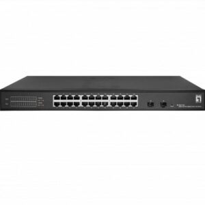 LevelOne GES-2126 switch Gestionado L2 Gigabit Ethernet (10/100/1000) Negro