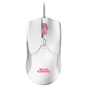 Mars Gaming MCPXWPT, Combo Teclado H-Mech+Ratón Ultraligero+Alfombrilla XXL, Blanco, PT
