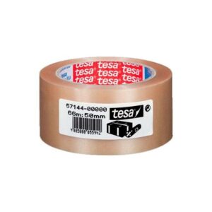 TESA Paq.6 rollos precinto Tesapack extra fuerte PVC rugoso 66mx50mm transparente