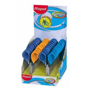 MAPED TIJERAS ESCOLARES SENOFT 13CM COLORES SURTIDOS