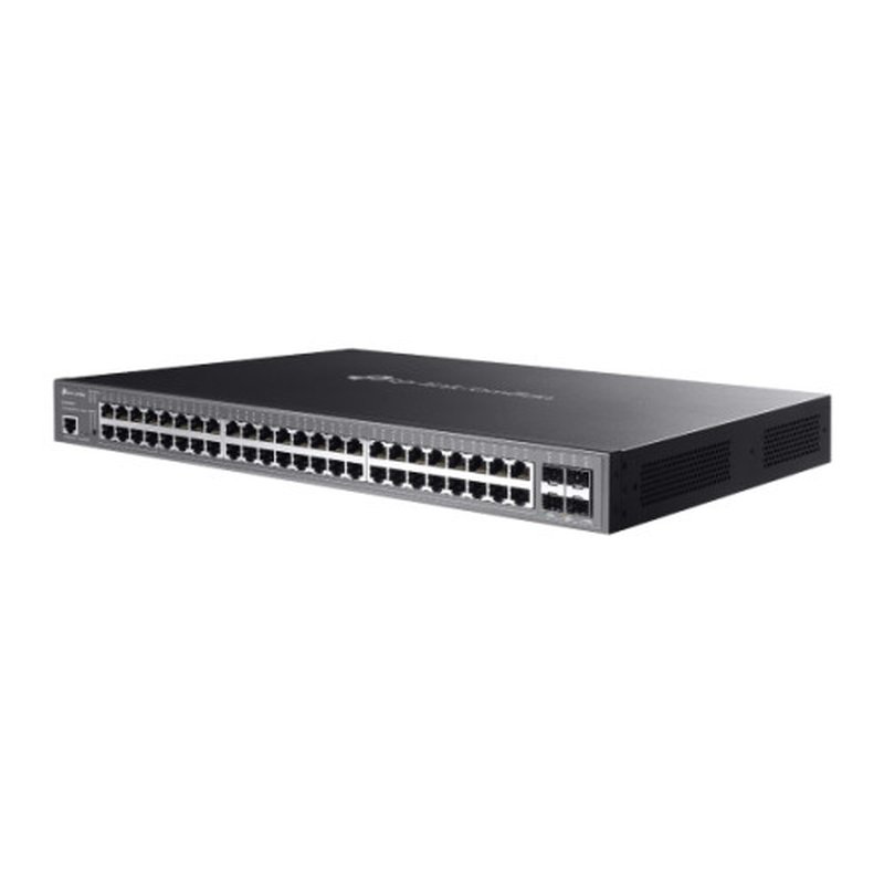 TP-Link Omada SG3452XMPP switch Gestionado L2+ Gigabit Ethernet (10/100/1000) Energía sobre Ethernet (PoE) 1U Negro - Imagen 3