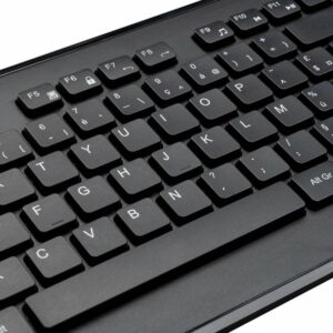 Targus AKM610FR teclado Ratón incluido RF inalámbrico AZERTY Francés Negro