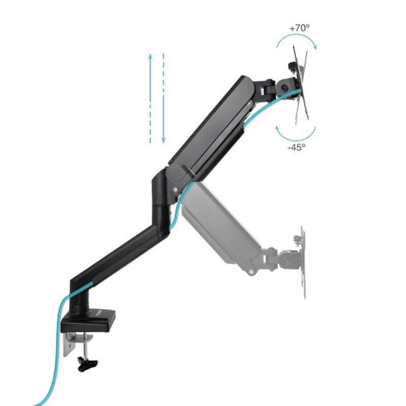 TooQ DB1334TNR-B soporte para monitor 86,4 cm (34") Escritorio Negro TooQ DB1334TNR-B soporte para monitor 86,4 cm (34") Escritorio Negro - Imagen 2