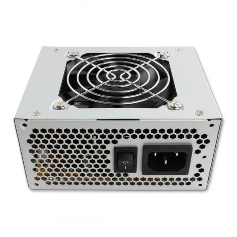 TooQ Fonte Ecopower II unidad de fuente de alimentación 500 W 20+4 pin ATX SFX Plata - Imagen 3