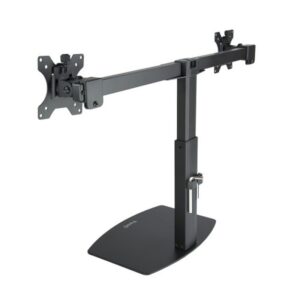 TooQ Soporte de mesa para 2 pantallas (monitor / plasma / LCD / LED) 17"-27"