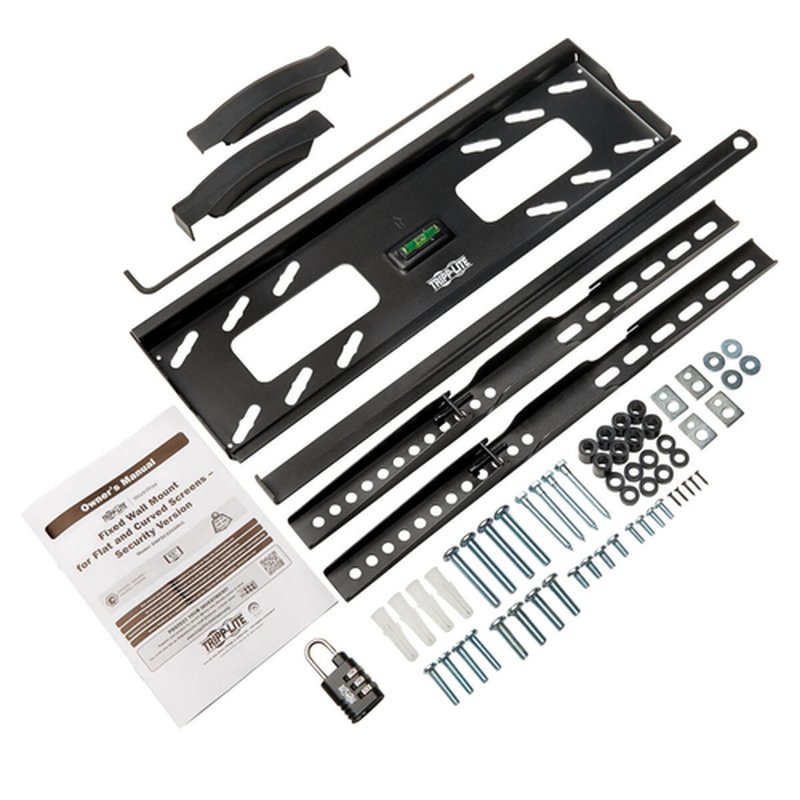 Tripp Lite DWFSC3255MUL Soporte de Pared Fijo para TV de 32" a 55", Servicio Pesado, Seguridad, Televisores y Monitores - Plano / Curvo, Certificado por UL - Imagen 6