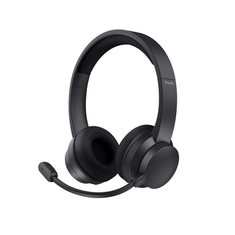 Trust Ayda Auriculares Inalámbrico y alámbrico Diadema Llamadas/Música USB Tipo C Bluetooth Negro - Imagen 6