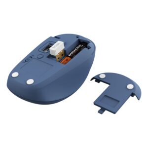 Trust Yvi+ ratón Universal Ambidextro RF Wireless + Bluetooth Óptico 1600 DPI