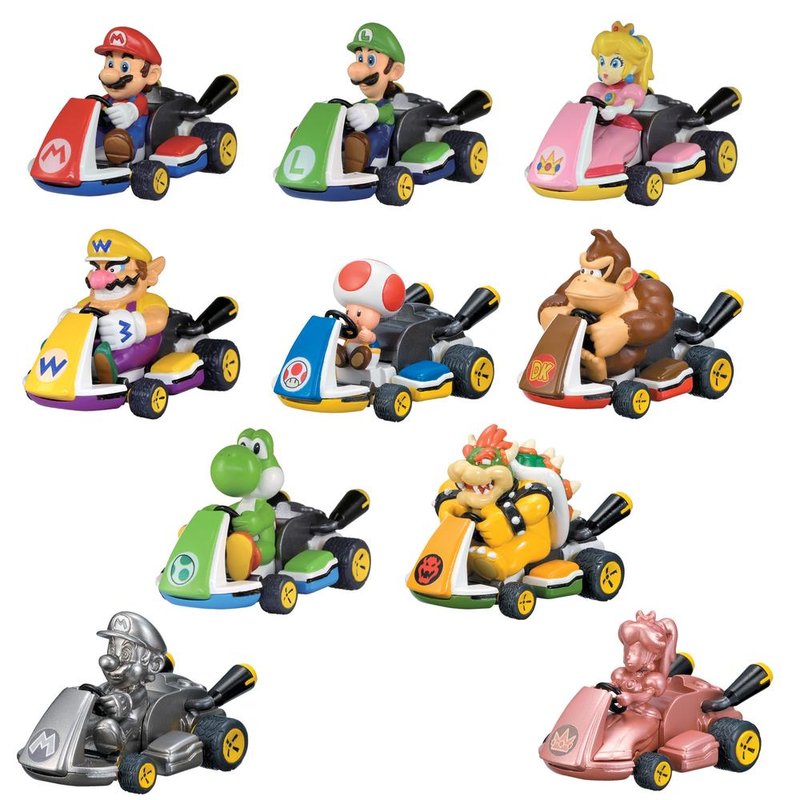 Vehículo Mario Kart Retrofriccion 1 Unidad Vehículo Mario Kart Retrofriccion 1 Unidad