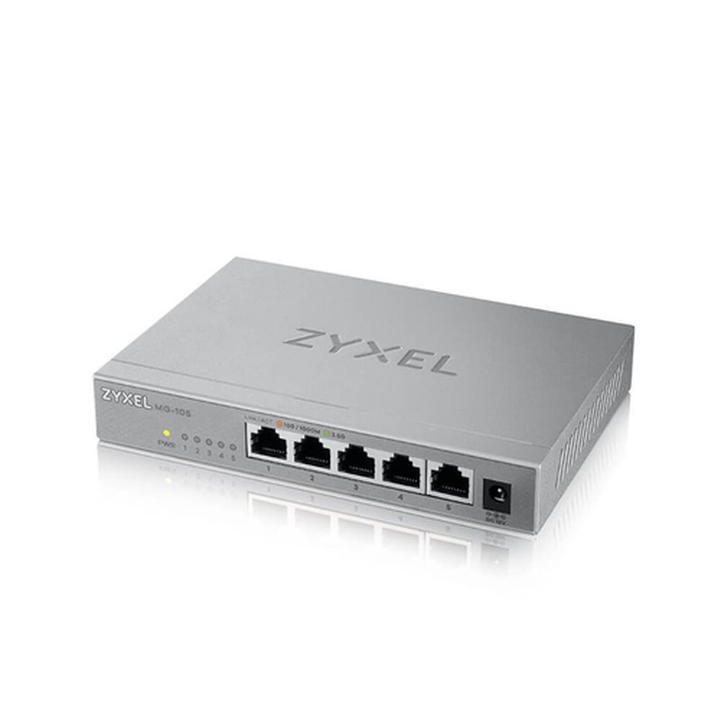 Zyxel XMG-105 No administrado 2.5G Ethernet (100/1000/2500) Gris Zyxel XMG-105 No administrado 2.5G Ethernet (100/1000/2500) Gris - Imagen 4