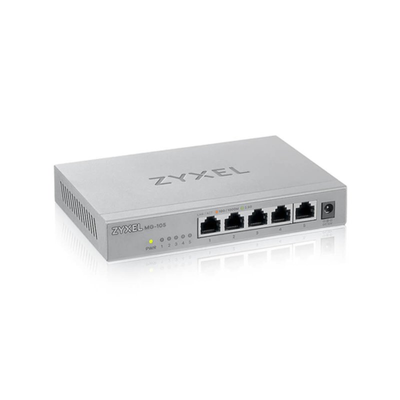 Zyxel XMG-105 No administrado 2.5G Ethernet (100/1000/2500) Gris Zyxel XMG-105 No administrado 2.5G Ethernet (100/1000/2500) Gris - Imagen 5